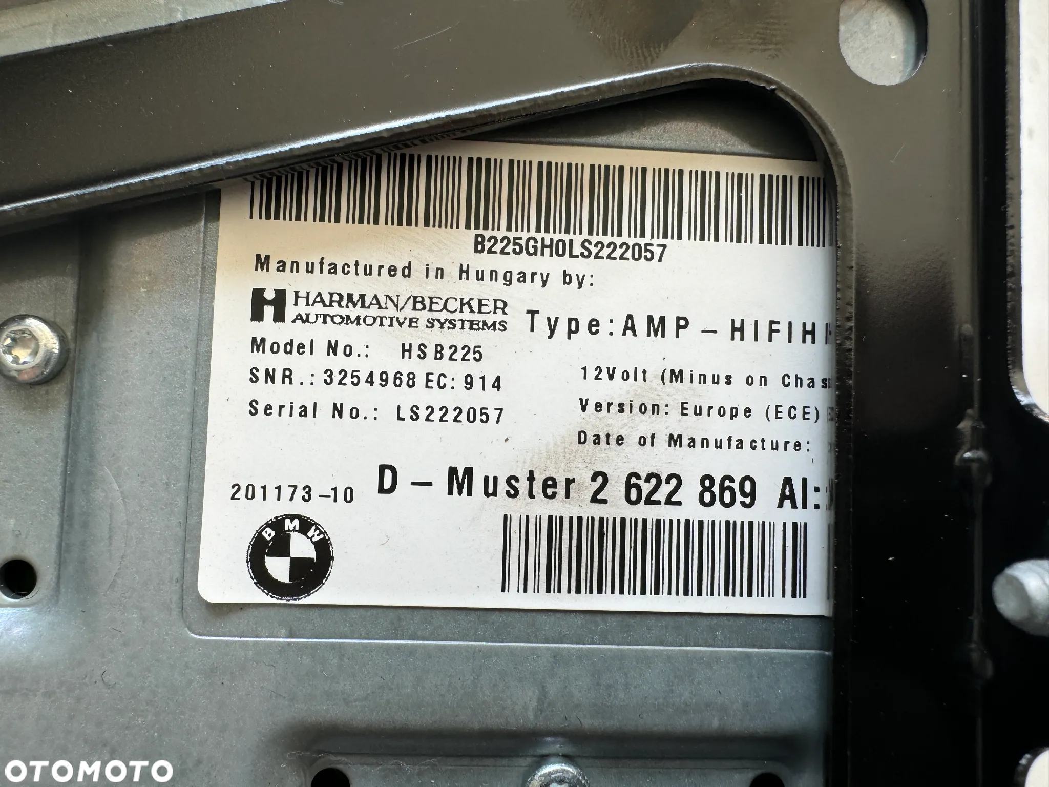 WZMACNIACZ HARMAN KARDON BMW F45 F46 2622869 - 4