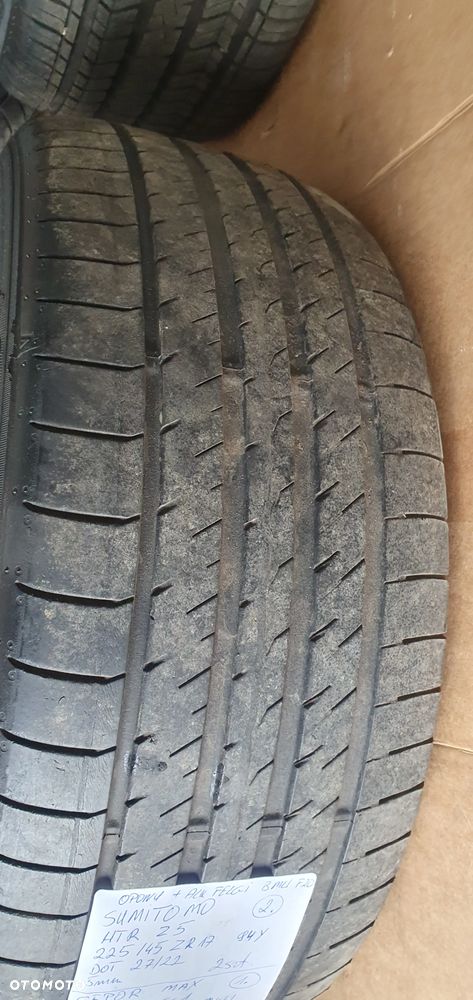 Alufelgi z oponami alusy felgi aluminiowe 5x120 R17 7.5J IS43 225/45 R17 BMW I F20 6850151 - 10