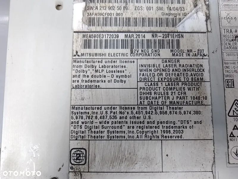 radio nawigacja navi command mercedes w218 w207 w212 lift a2129005327 - 6