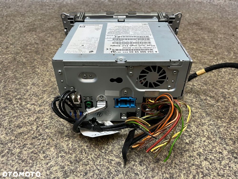 Radio nawigacja Navi GPS czytnik plyt CD Mercedes W204 ORG - 4