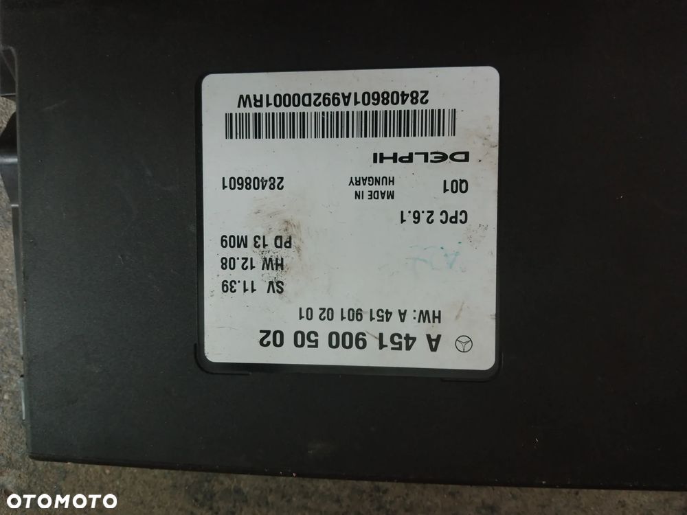 SMART ELECTRIC DRIVE 451 MODUŁ STEROWNIK DELPHI A4519005002 - 3