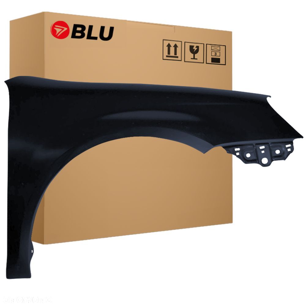 BLU Błotnik VOLKSWAGEN GOLF V 5 KOMBI JETTA A5 LC9Z prawy przód czarny 03-09 BlackMagic