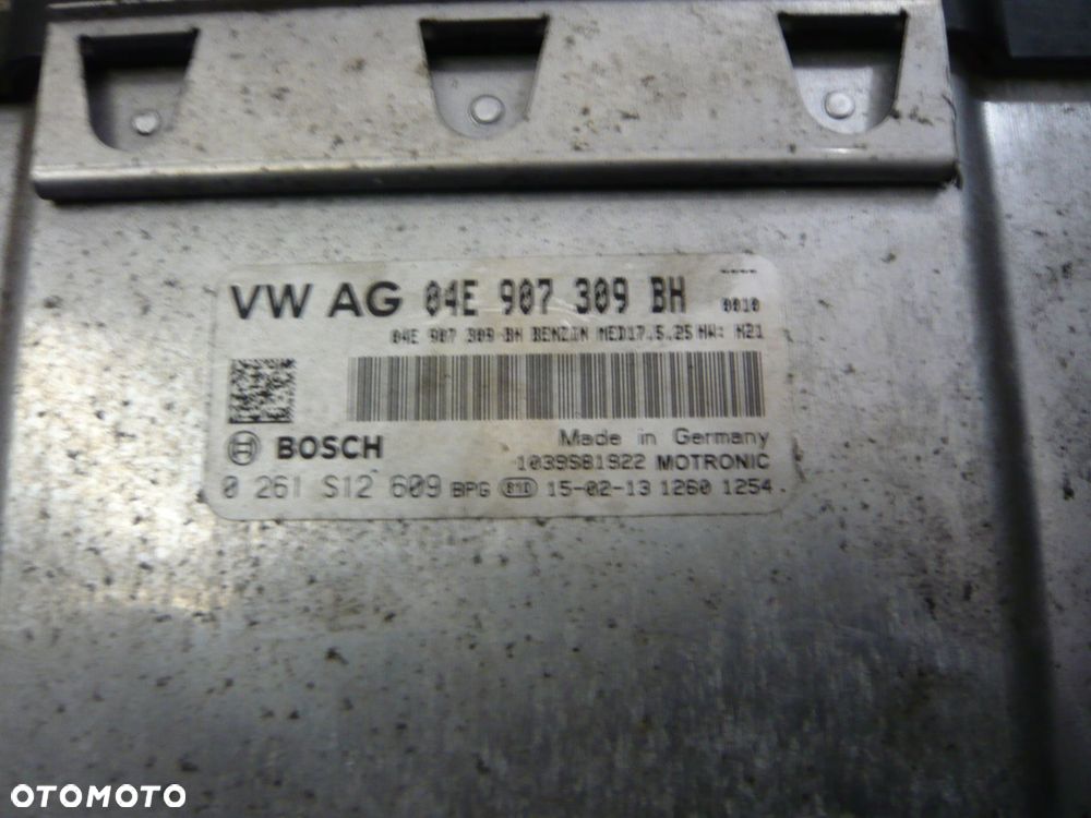 komputer sterownik silnika 0261s12609 volkswagen touran iii golf vii - 2