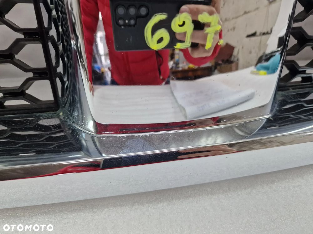 DODGE RAM 08- CHROMOWANA ATRAPA / GRILL PRZEDNI PRZÓD , ŁADNY , NR 1KX58TRMAB / 55277441AB , NR AUKCJI GL697 - 8