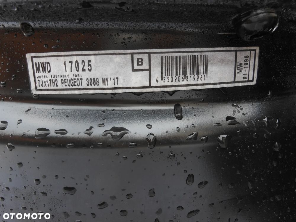 Felgi Felga Stalowe peugeot 5008 3008 7j17 et 42 5x108 - 3