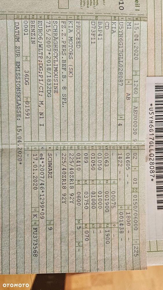 Kia ProCeed 1.6 T-GDI DCT7 OPF GT - 27