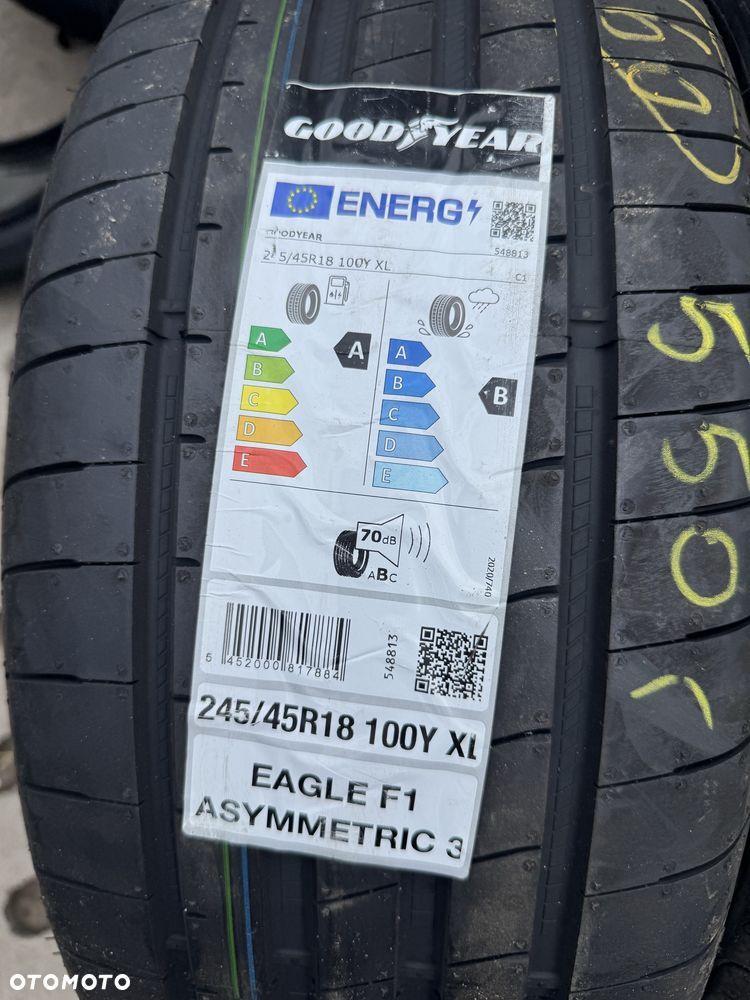 Nowe opony letnie 245/45/18 Goodyear 2 sztuki 2024r - 3