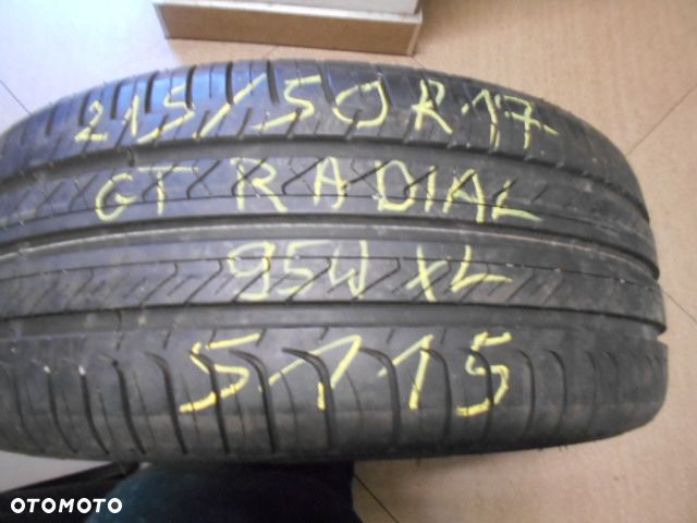 Opona pojedyńcza 215/50r17 gt radial champiro fe1 7,5mm lato - 1