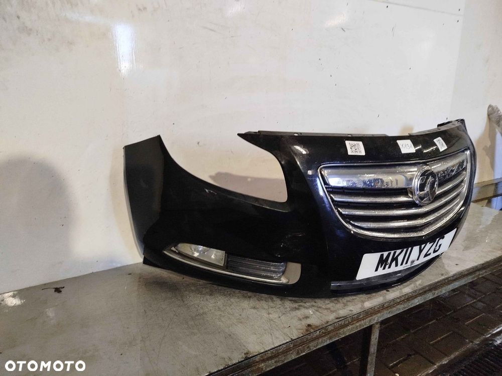 + ZDERZAK PRZÓD PRZEDNI DO OPEL INSIGNIA A Z22C CZARNY HALOGENY - 3