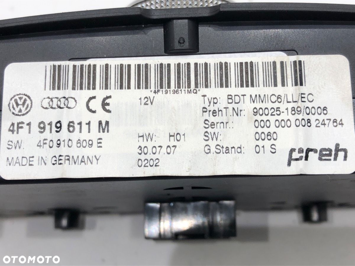 PANEL STEROWANIA NAWIGACJI - 390.00 PLN - AUDI A6 C6 Avant (4F5) 2004 - 2011 2.0 TDI 103 kW [140 KM] - 5