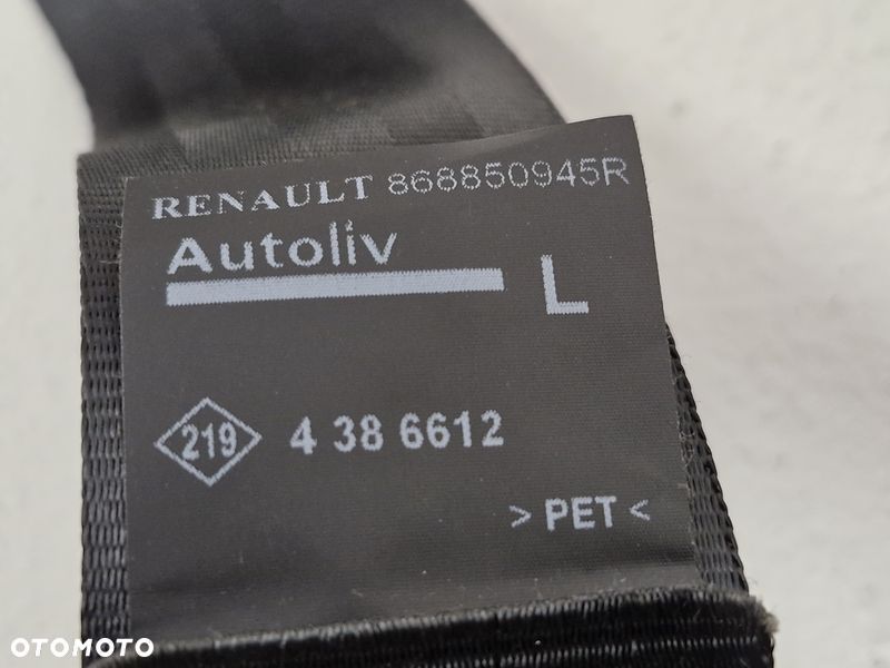RENAULT CLIO IV 4 CAPTUR I 1 PAS BEZPIECZEŃSTWA LEWY PRZÓD PRZEDNI 868850945R - 9