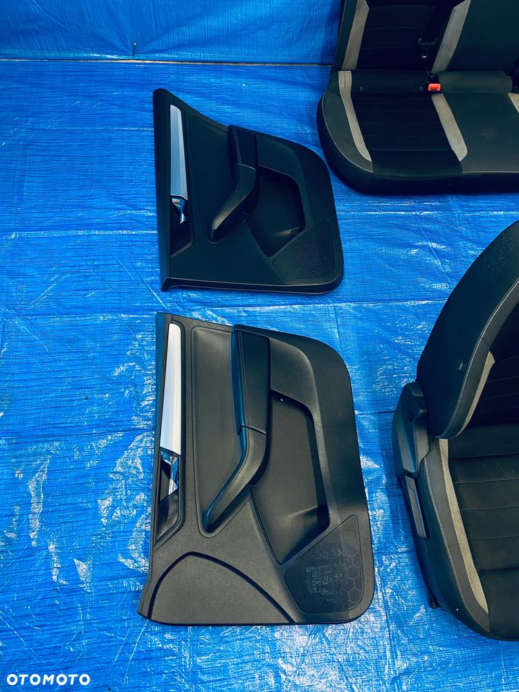 FOTEL FOTELE KANAPA BOCZKI TAPICERKA PODŁOKIETNIK TUNEL WNĘTRZE  SKODA RAPID SPACEBACK LIFT 17R KOMPLET EUROPA - 8