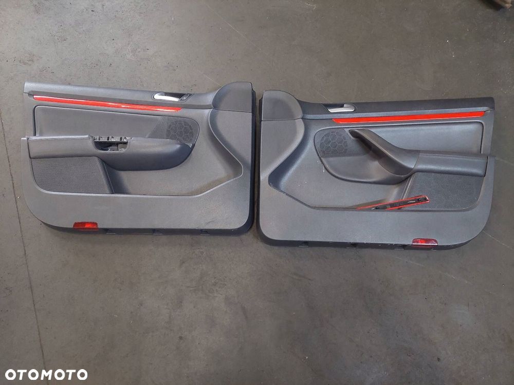 FOTELE KOMPLET LEWY PRAWY KANAPA TYŁ + BOCZKI VOLKSWAGEN GOLF V GTI SKÓRA - 11