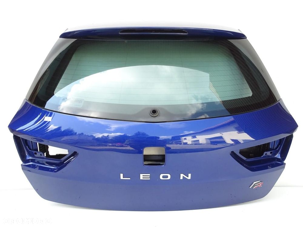 KLAPA TYŁ TYLNA BAGAŻNIKA + SZYBA LW5L SEAT LEON III 5F KOMBI 12-19r - 1