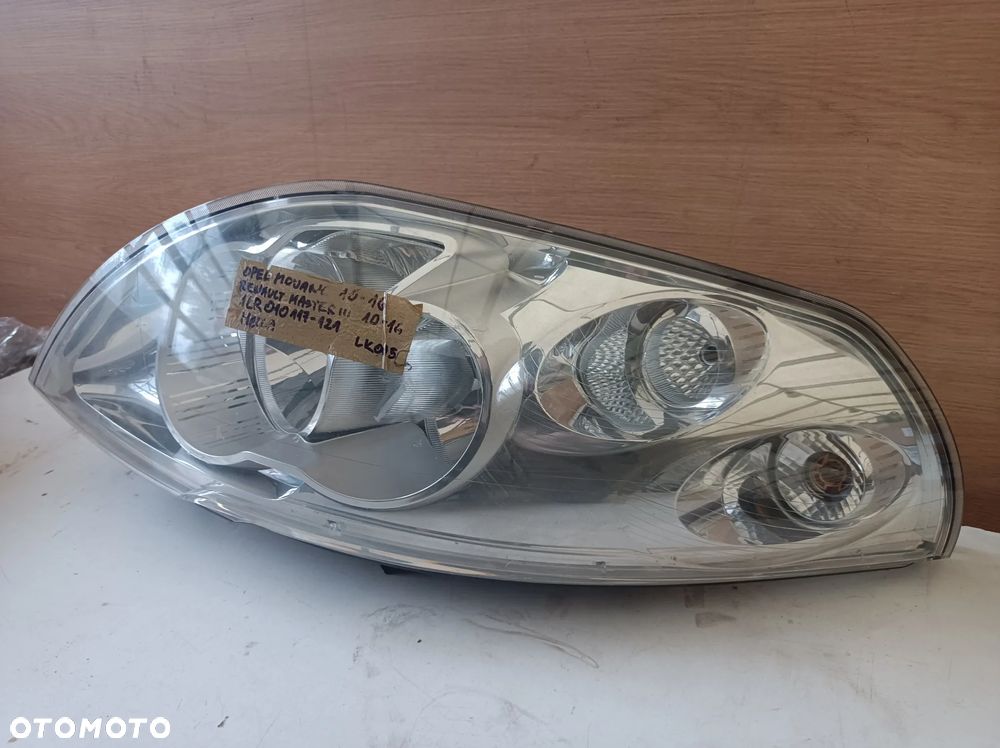 Renault Master III Opel Movano III 10- Lampa przednia prawa 1LR01011721 - 2