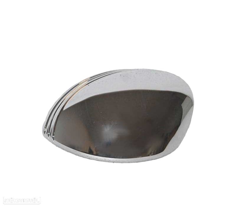 CAPAS DE ESPELHOS RETROVISORES CITROEN C2 C3 02-10 PEUGEOT 206 98-09 CROMADO - 2