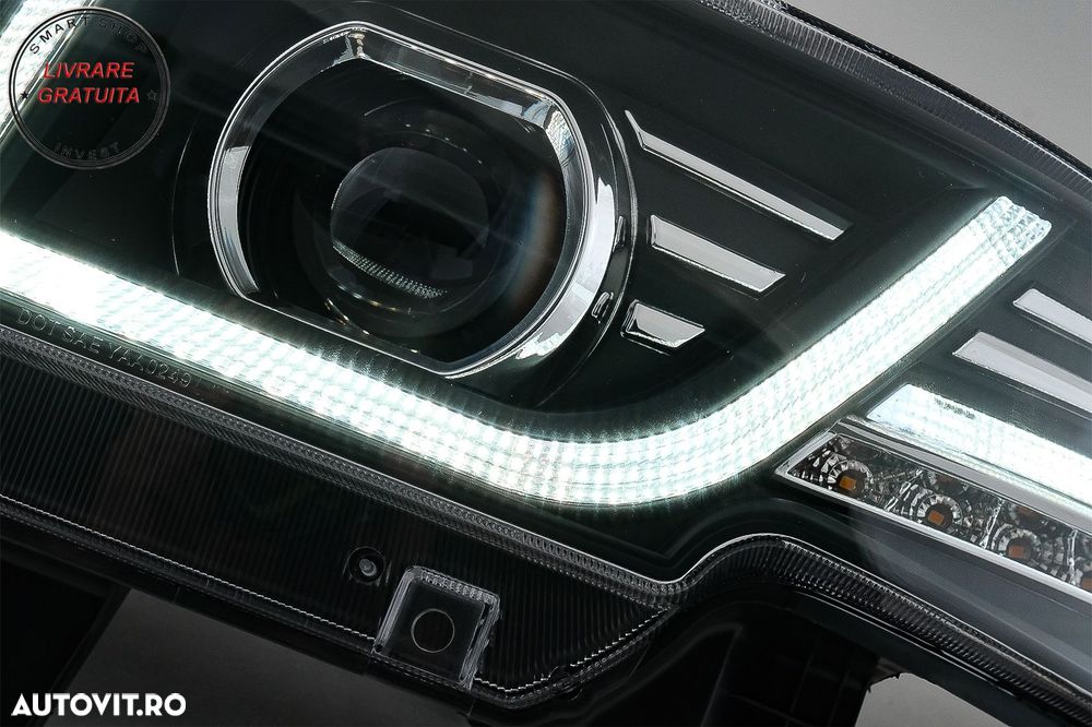 Faruri LED cu Semnal Dinamic si Grila Centrala compatibile cu Toyota FJ Cruiser XJ- livrare gratuita - 5