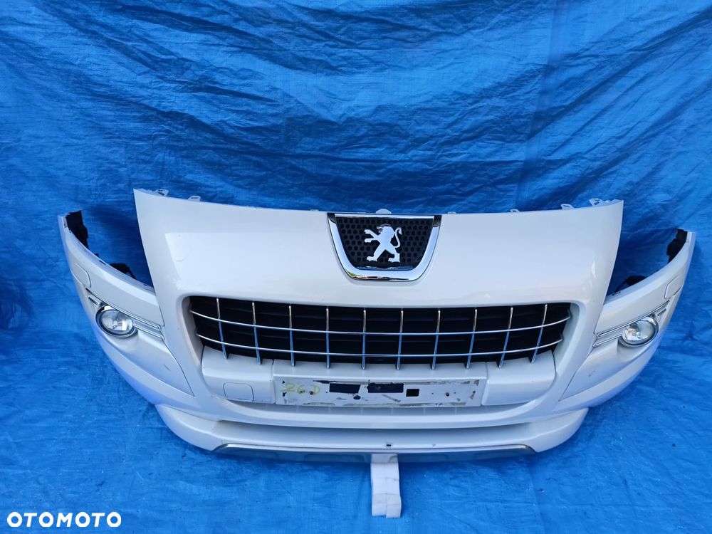 26D Zderzak przód przedni kompletny PEUGEOT 3008 I  SPRYSKI XENON wysyłka - 10