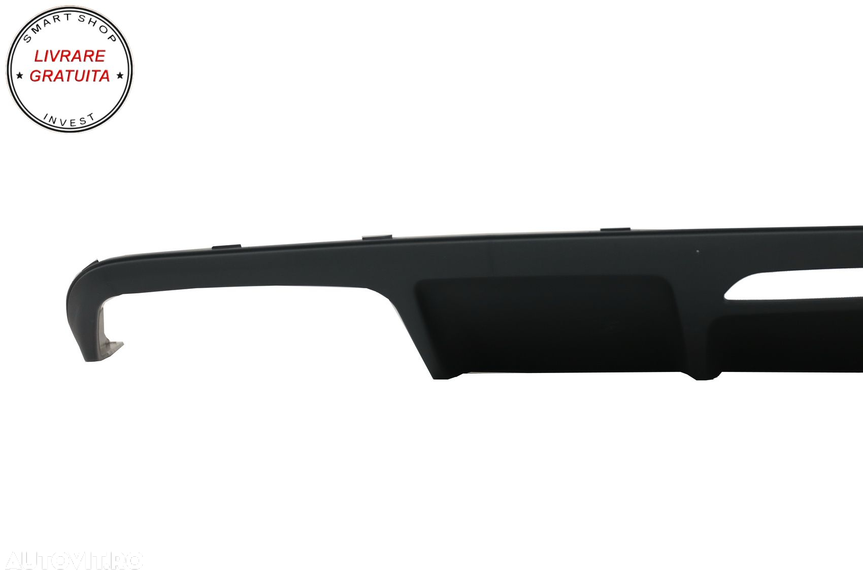 Difuzor cu Evacuare Dubla Mercedes CLS Sedan W218 (2011-2017) pentru bara AMG Spor- livrare gratuita - 2