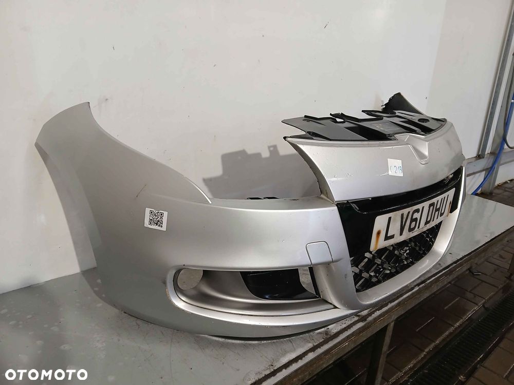 ^ ZDERZAK PRZÓD PRZEDNI RENAULT MEGANE 3 III GT LINE TED69 SREBRNY HALOGENY - 4