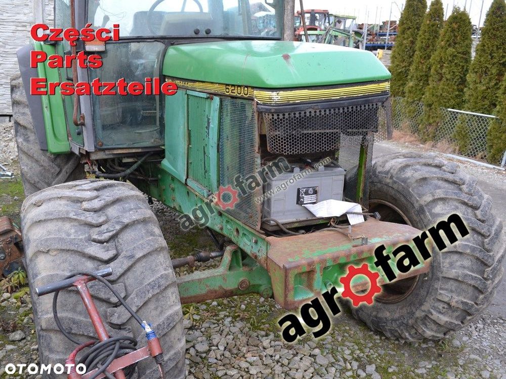 John Deere 6200 części, skrzynia biegów, silnik - 4
