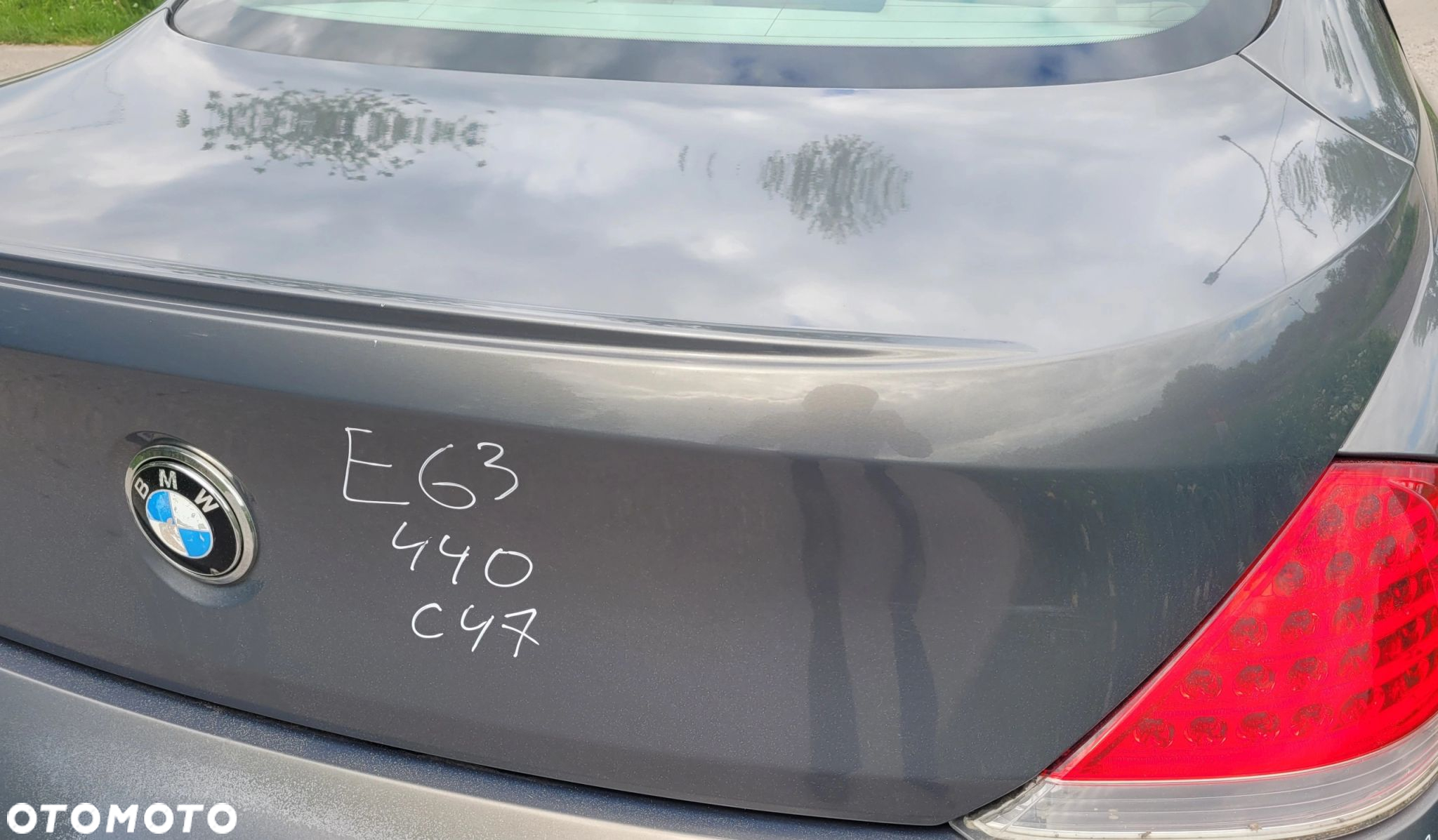 KLAPA BAGAŻNIKA BMW E63 440 STRATUS METALIC - 4