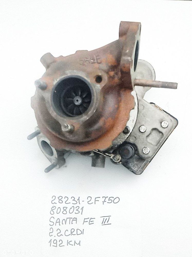 TURBINA 2.2 CRDI C-RDI 2.2 L 192KM D4HB SANTA FE III - 4