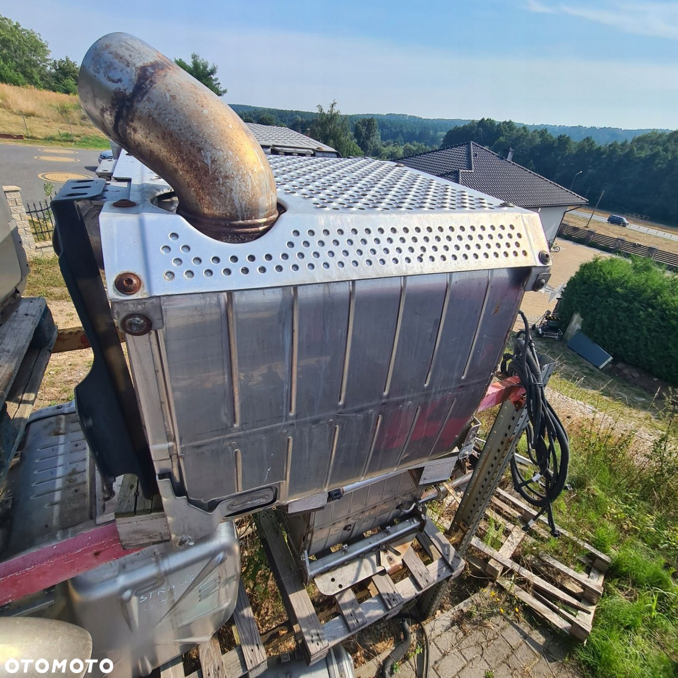 Katalizator tłumik górny wydech actros śmieciarka Wywrotka - 4