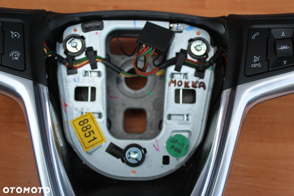 KIEROWNICA SKÓRA STEROWANIE OPEL ASTRA J MERIVA B MOKKA MULTIFUNKCJA - 6