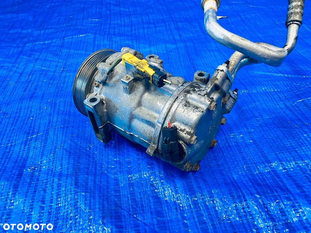 SPRĘŻARKA KOMPRESOR POMPA KLIMATYZACJI KLIMY PEUGEOT CITROEN C4 GRAND PICASSO I 2006- ; 9651911480 ORYGINAŁ - 8