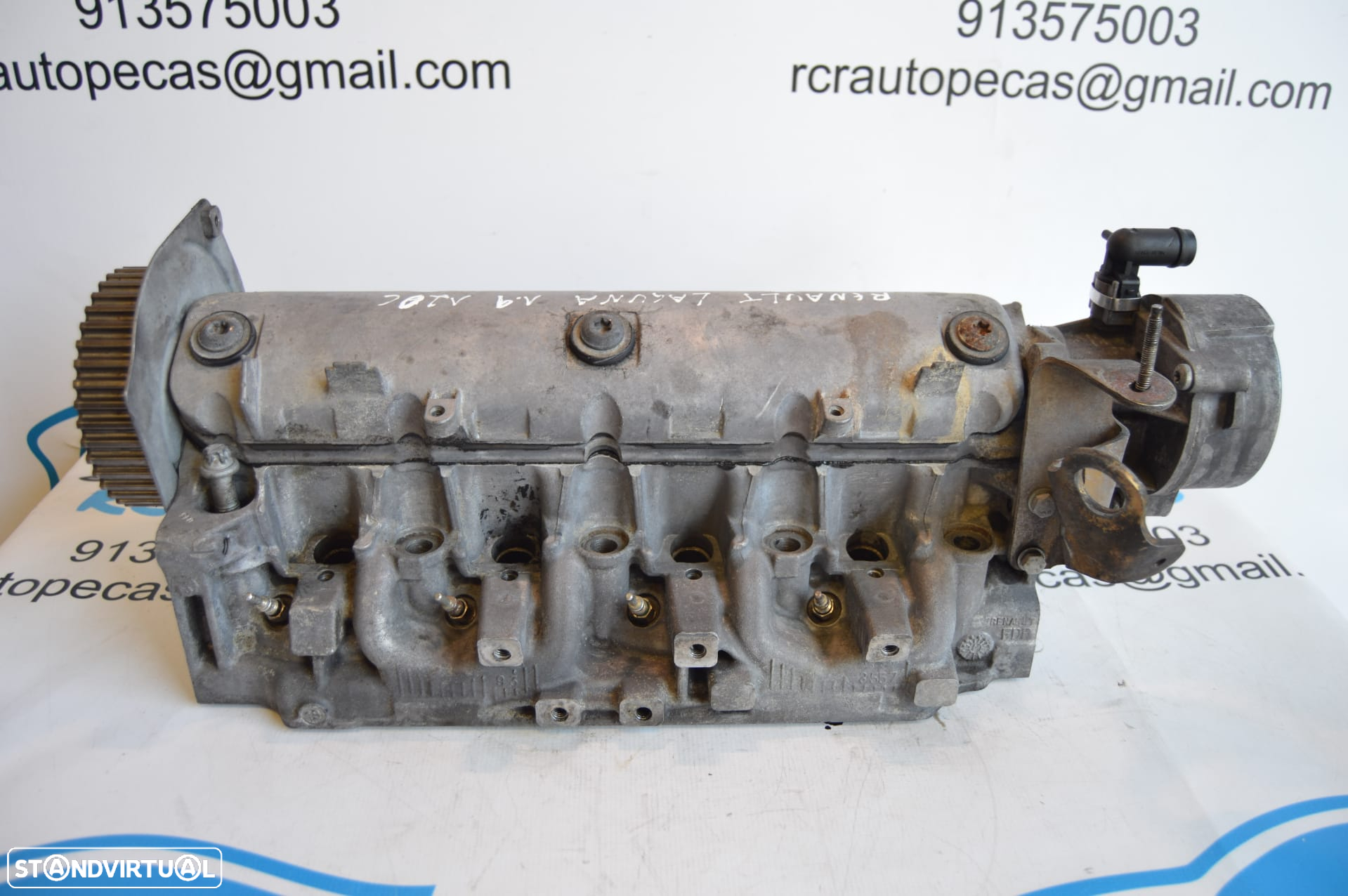 CABEÇA MOTOR CABEÇOTE COLAÇA F9Q820 RENAULT LAGUNA II 2 MK2 1.9DCI 120CV F9Q820 ESPACE IV 4 MK4 JK - 10