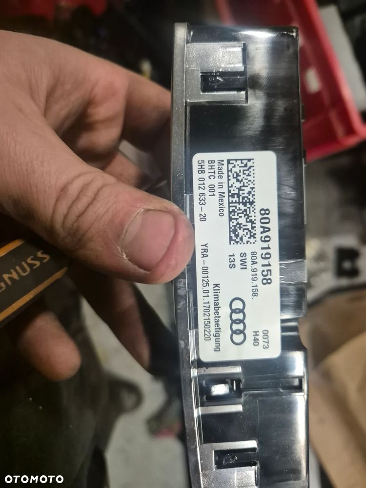 Panel klimatyzacji tył q5 80a FY 80a919158 tylny IGŁA 3 strefy strefowa - 2