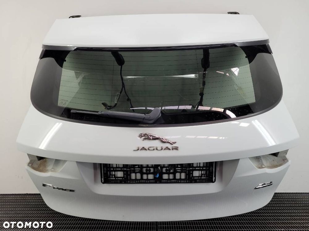 KLAPA TYŁ BAGAŻNIKA JAGUAR F-PACE X761 LRC NER POLARIS WHITE ORYGINAŁ - 1
