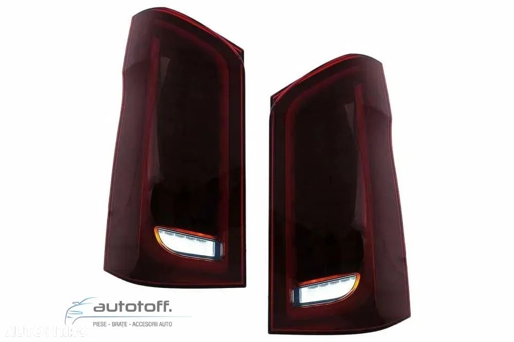Stopuri Full LED compatibil Mercedes V-Class W447 (2014-2019) Fumurii - 5