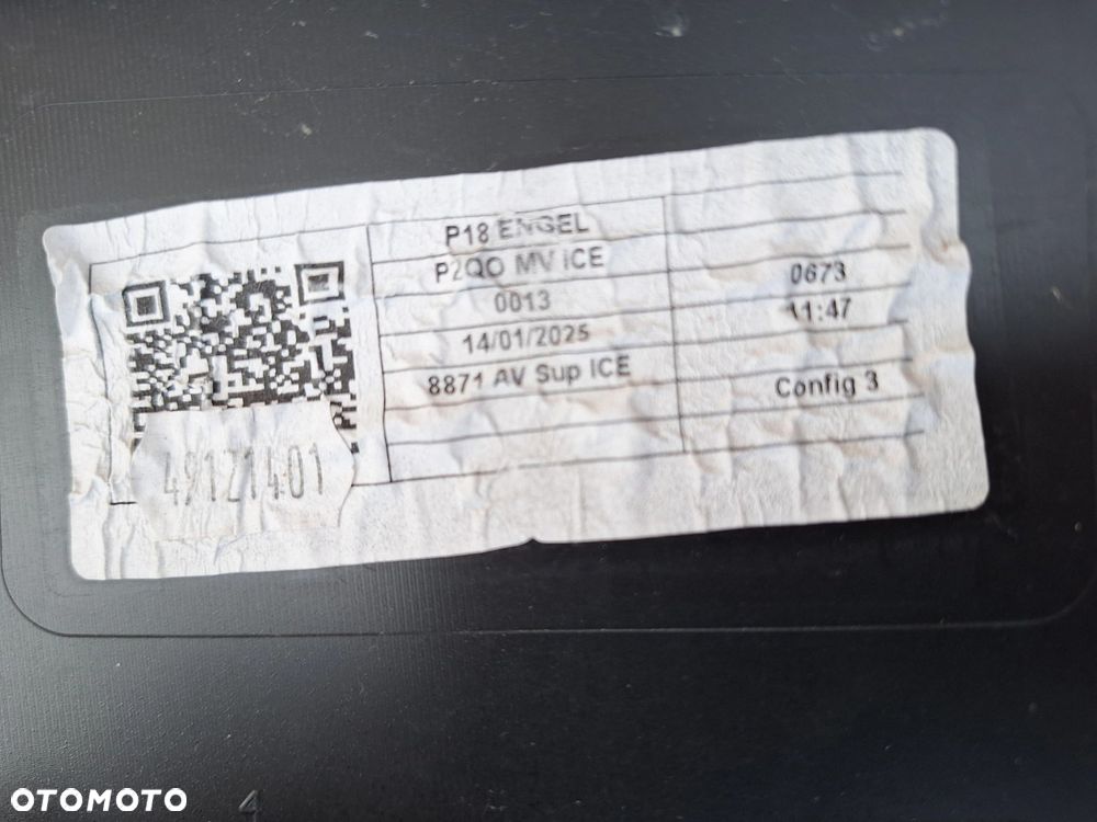 OPEL MOKKA II B LIFT 24- 25- NIE KLEJONY! KPL+WLOTY POWIETRZA+ŚLIZGI ZDERZAK PRZÓD PRZEDNI ORYG. 9861817980 WYSYŁKA 24H - 14