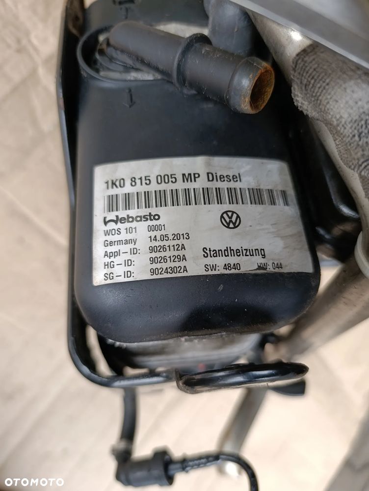 VW TOURAN I 1T WEBASTO OGRZEWANIE POSTOJOWE 1K0815005MP - 3