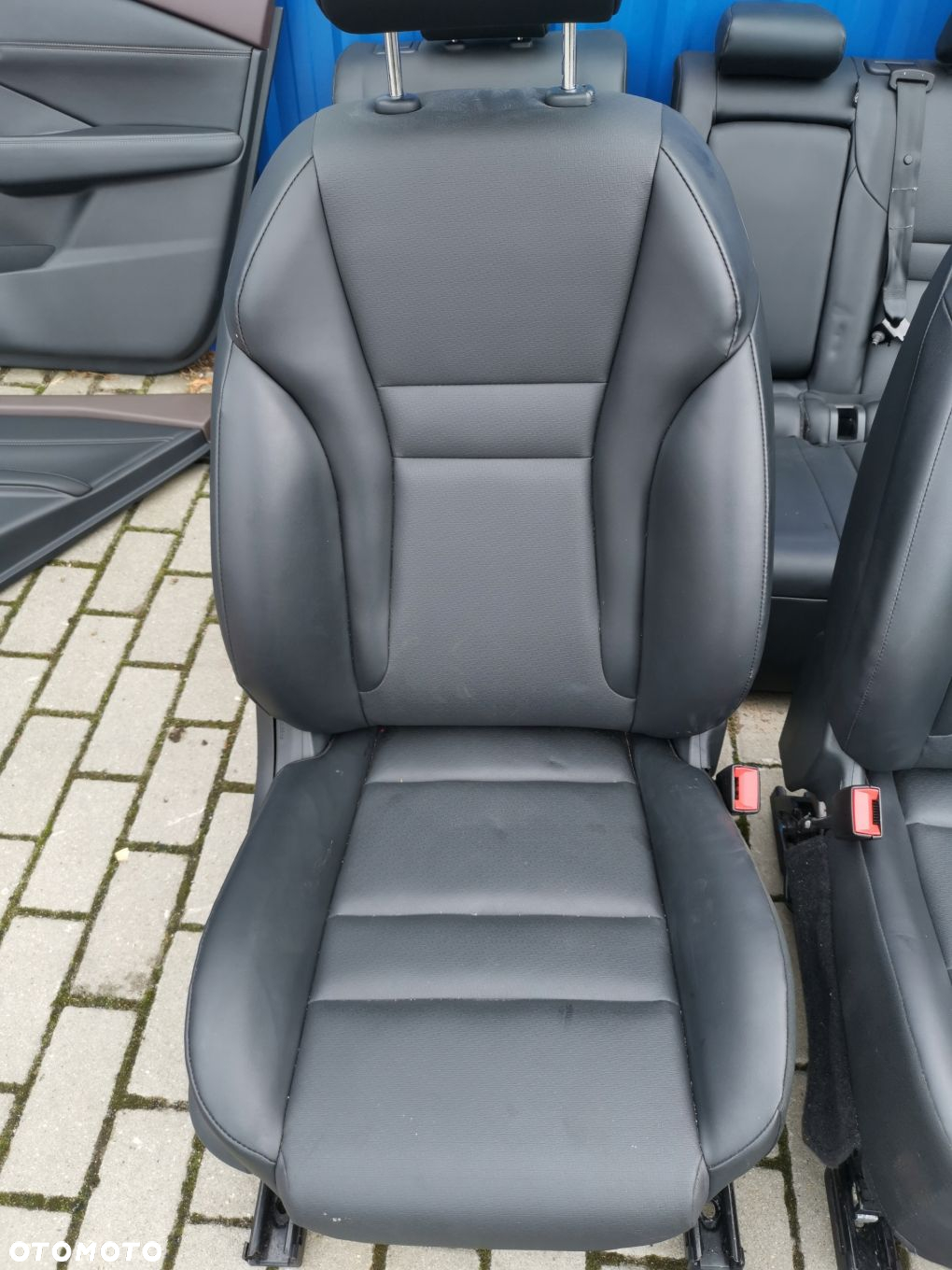 NISSAN ROGUE X-TRAIL T33 FOTELE KANAPA BOCZKI KOMPLET SKORA - 4