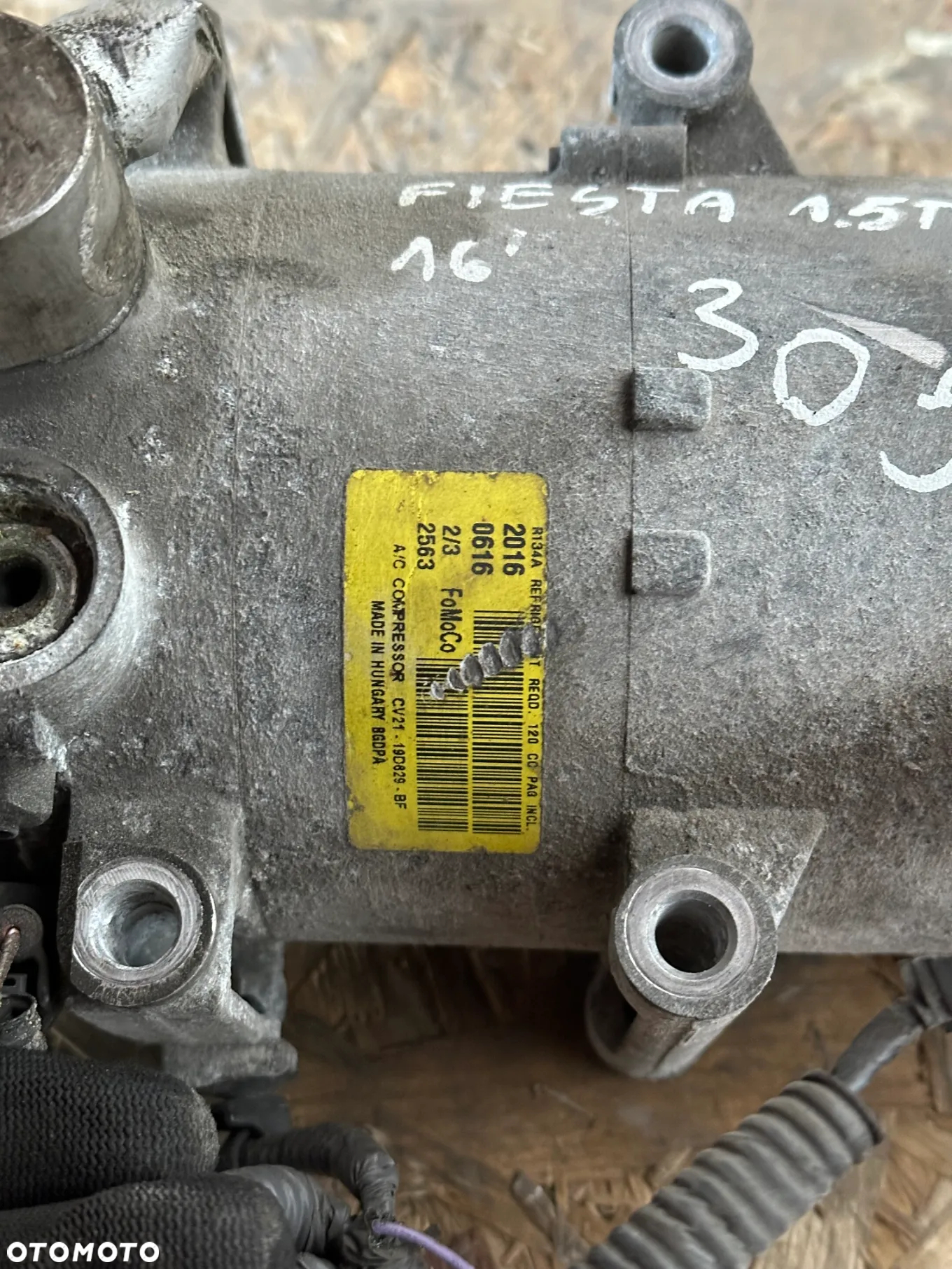 SPRĘŻARKA KLIMATYZACJI FORD FIESTA 1.5 TDCI 16' CV21-19D629-BF - 3