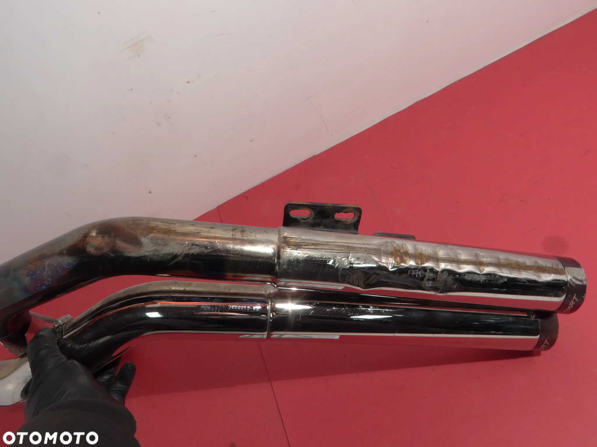 N173  HARLEY DAVIDSON WYDECH RINEHART  TŁUMIK KOLEKTOR SOFTAIL FAT BOY HARITAGE CUSTOM - 24