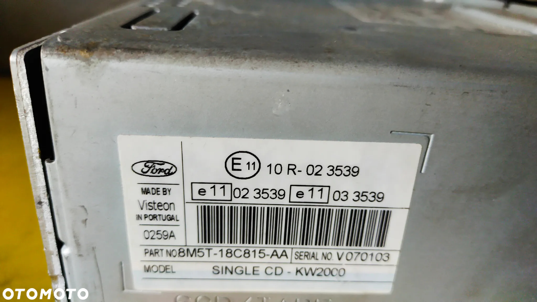 8M5T18C815AA RADIO FORD - 5