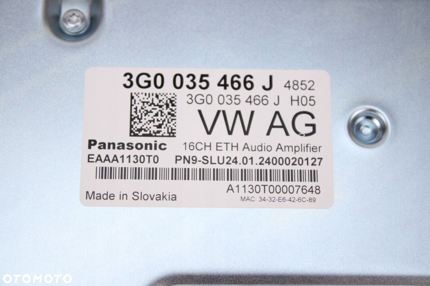 NOWY ORG WZMACNIACZ VOLKSWAGEN TIGUAN III 3G0035466J - 5