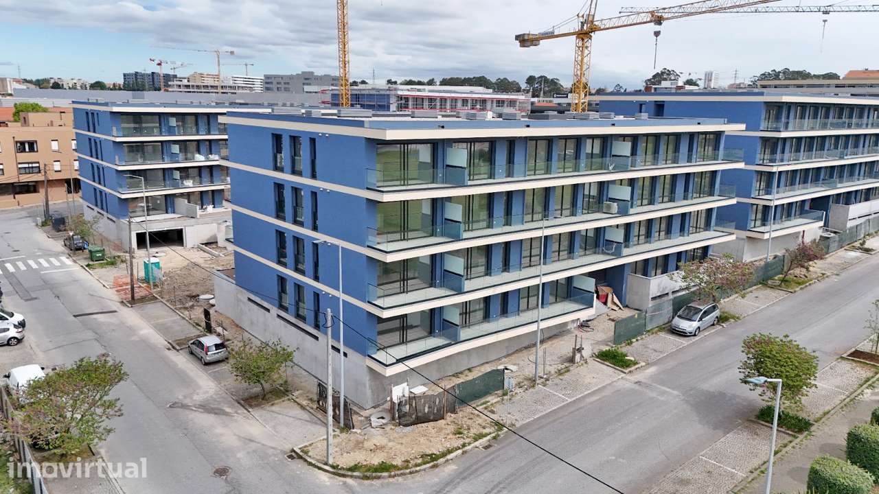 Apartamento T3 novo com lugar duplo de garagem na Madalena. - Grande imagem: 2/14