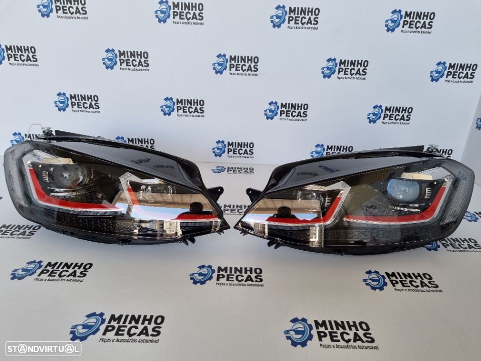 Faróis Golf 7 RED (R20) GTI Look LED Facelift - 1