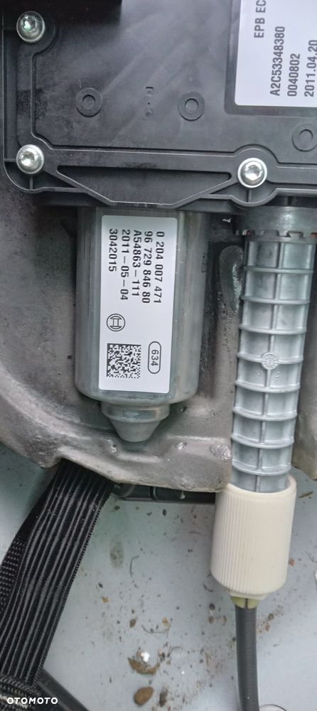 Citroen DS4 C4 moduł linka hamulca 9672984680 - 2