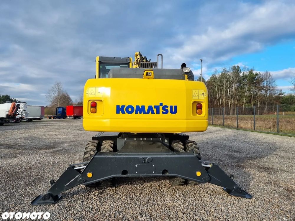 Komatsu PW180 Koparka 19t Kołowa‼️Super Stan Zadbana Stan bardzo dobry. Centralne smarowanie, Klima 2x Osprzęt - 7