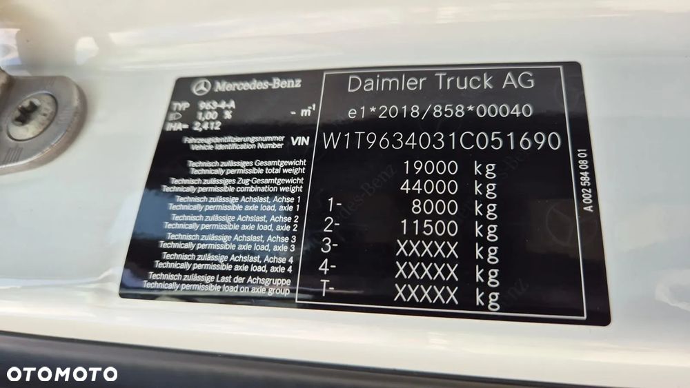 Mercedes-Benz //ACTROS///2023/// 1851///JEDYNE 317 TYŚ KM/// GIGA SPACE///ALUFELGI/// KLIMATYZACJA POSTOJOWA/// FULL LED///VIRTUAL COCPIT/// TV///STAN JAK NOWY. - 37