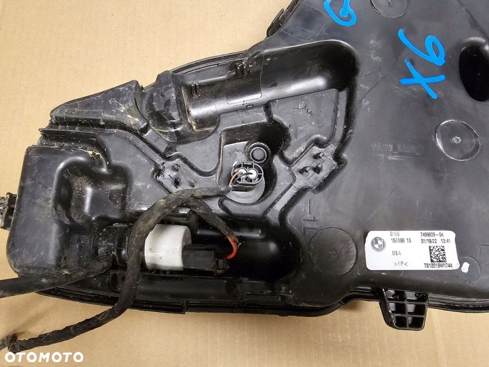 zbiornik spryskiwaczy pompka bmw x6 g06 7499829 - 2