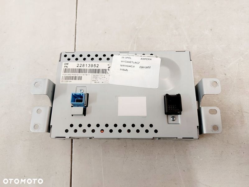 opel ampera wyświetlacz monitor ekran nawigacji navi 22813952 - 5