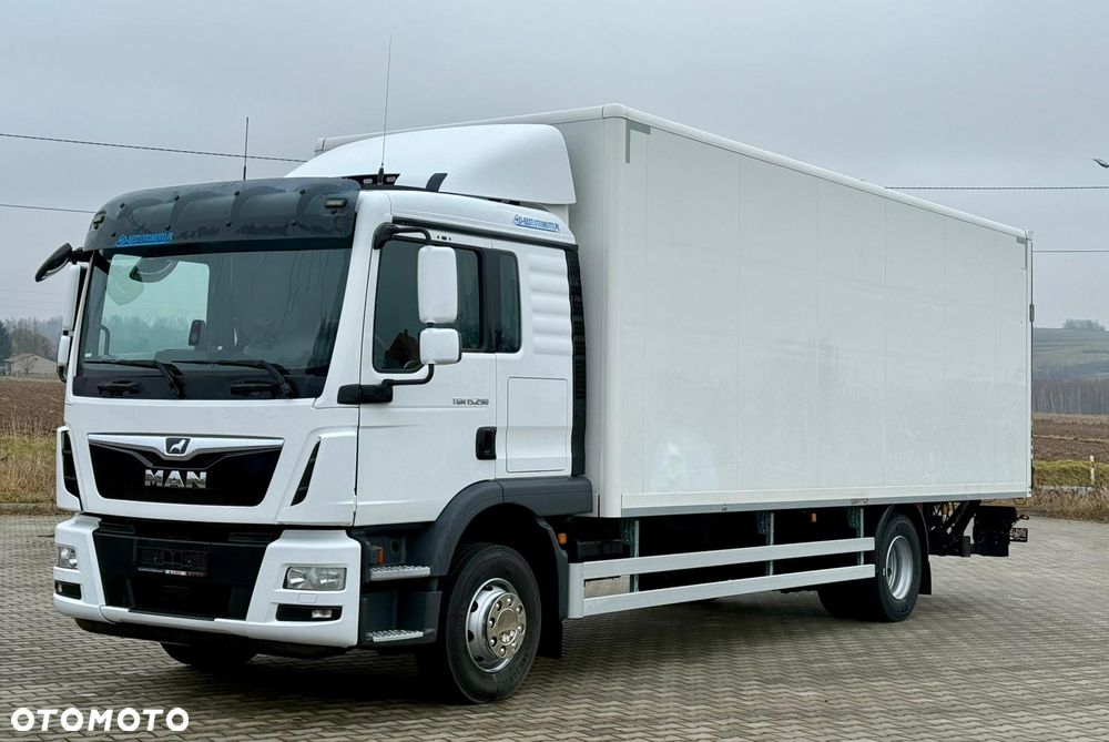 MAN TGM 15.290 / IZOTERMA / WINDA / 18 PALET / AUTOMAT / SYPIALKA / NISKI PRZEBIEG / 2017 ROK / KONTENER - 1
