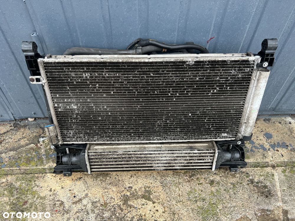 CHŁODNICE WODY KLIMATYZACJI INTERCOOLER WENTYLATOR OPEL CORSA D 1.3 CDTI - 1